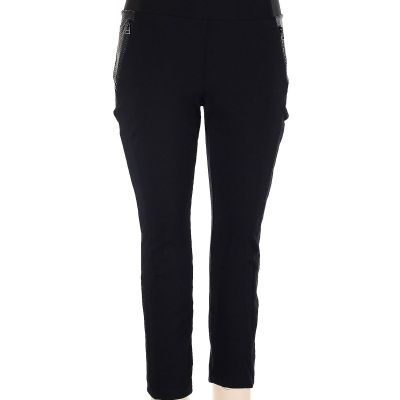 New Directions Women Black Leggings XL